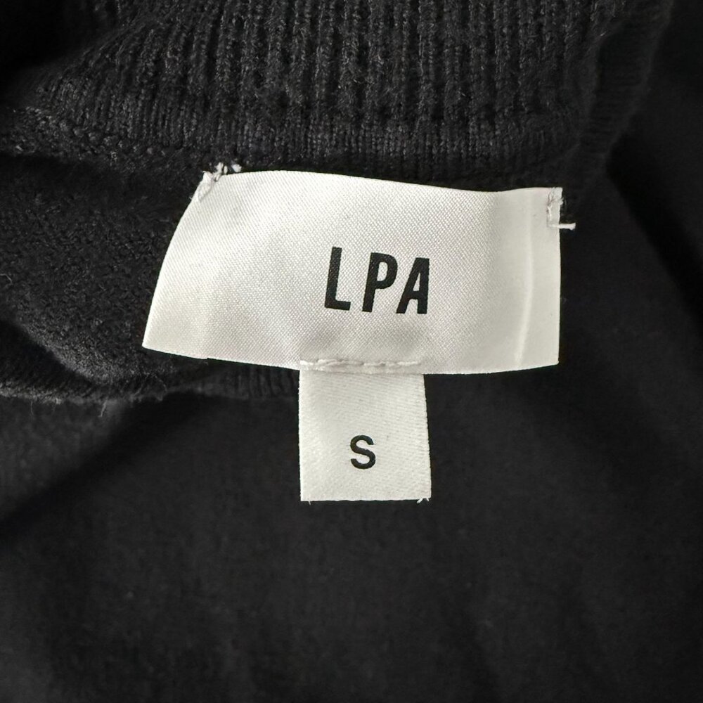 LPA Black Turtleneck Sweater Dress S Nylon/Viscose Blend Long Sleeve - Picture 5 of 7